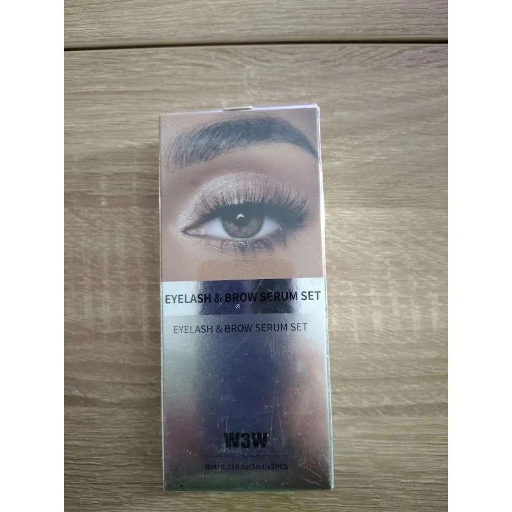 W3W Eyelash and Brow Serum‎ Set for Fuller Longer Thicker Brows Lashes